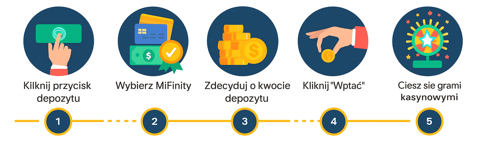 Wpłata depozytu w kasynach MiFinity
